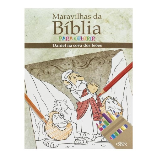 TL - MARAVILHAS DA BIBLIA PARA COLORIR - DANIEL NA COVA DOS LEOES