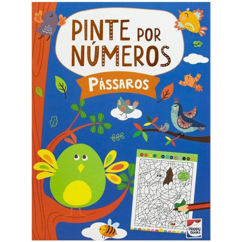 HAPPY - PINTE POR NUMEROS - PASSAROS
