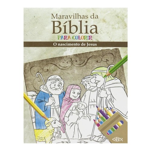TL - MARAVILHAS DA BIBLIA PARA COLORIR - NASCIMENTO DE JESUS