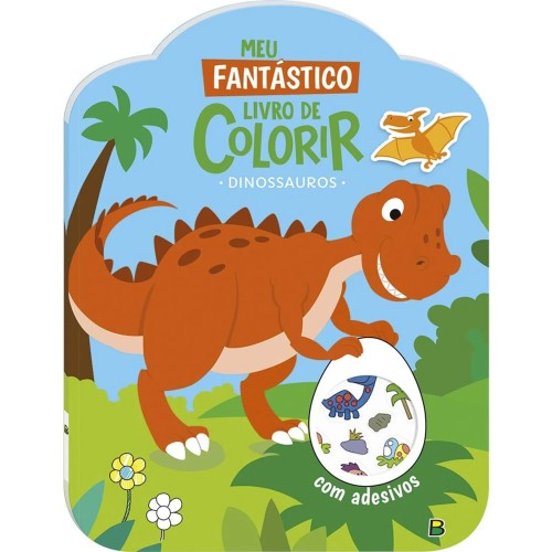 TL - MEU FANTASTICO LIVRO DE COLORIR - DINO