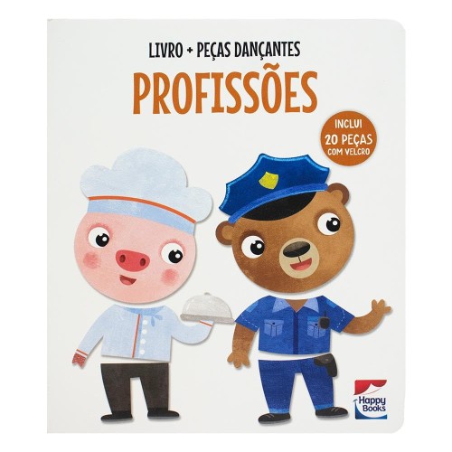 HAPPY - LIVRO + PECAS DANCANTES - PROFISSOES