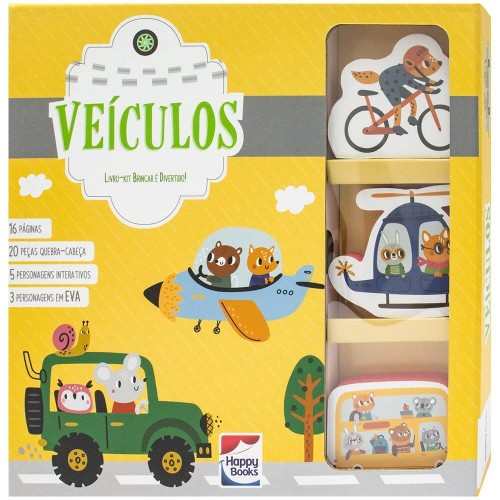 HAPPY - LIVRO BRINCAR E DIVERTIDO - VEICULOS