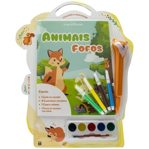 TL - COLORIR E IMAGINAR - ANIMAIS FOFOS