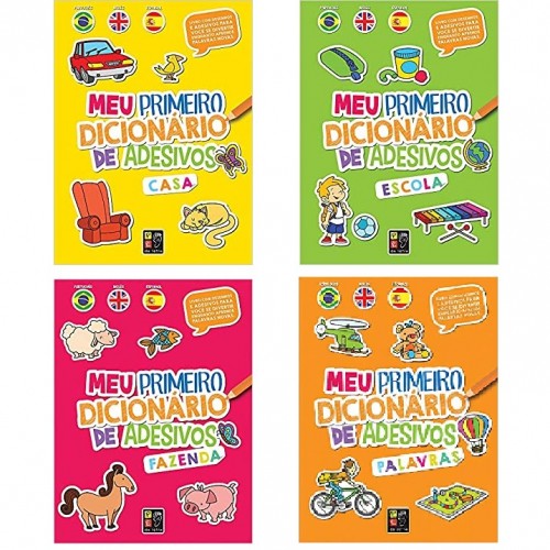 PDL - MEU PRIMEIRO DICIONARIO DE ADESIVOS KIT