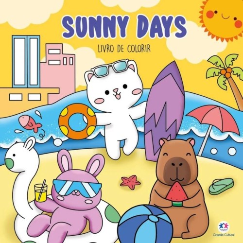 CIR - LIVRO DE COLORIR BOBBIE GOODS - SUNNY DAYS
