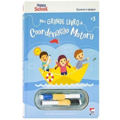 HAPPY - ESCREVA E APAGUE MEU GRANDE LIVRO DE COORD MOTORA