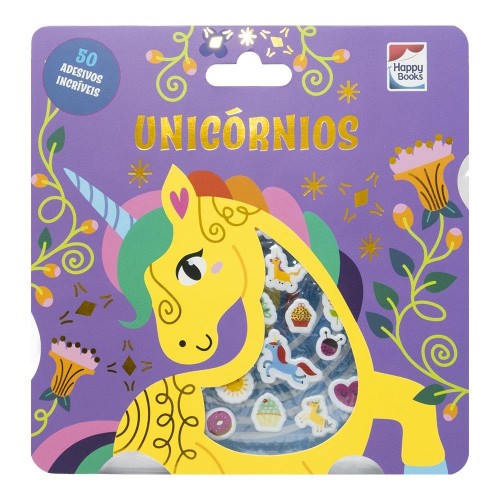 HAPPY - ADESIVOS FOFINHOS - UNICORNIOS