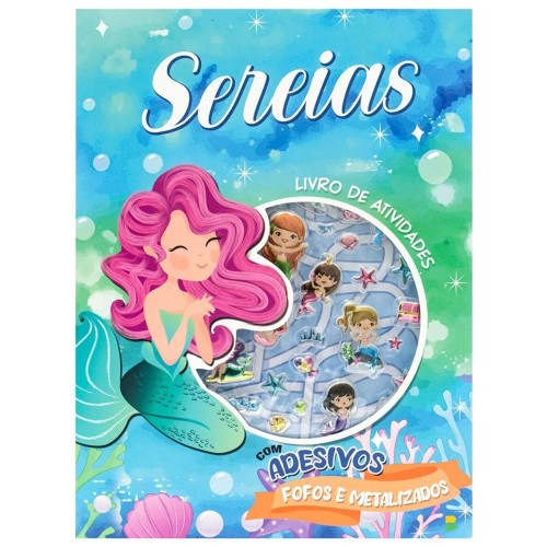 TL - LIVRO DE ATIVIDADES + ADESIVOS METALIZADOS - PRINCESAS